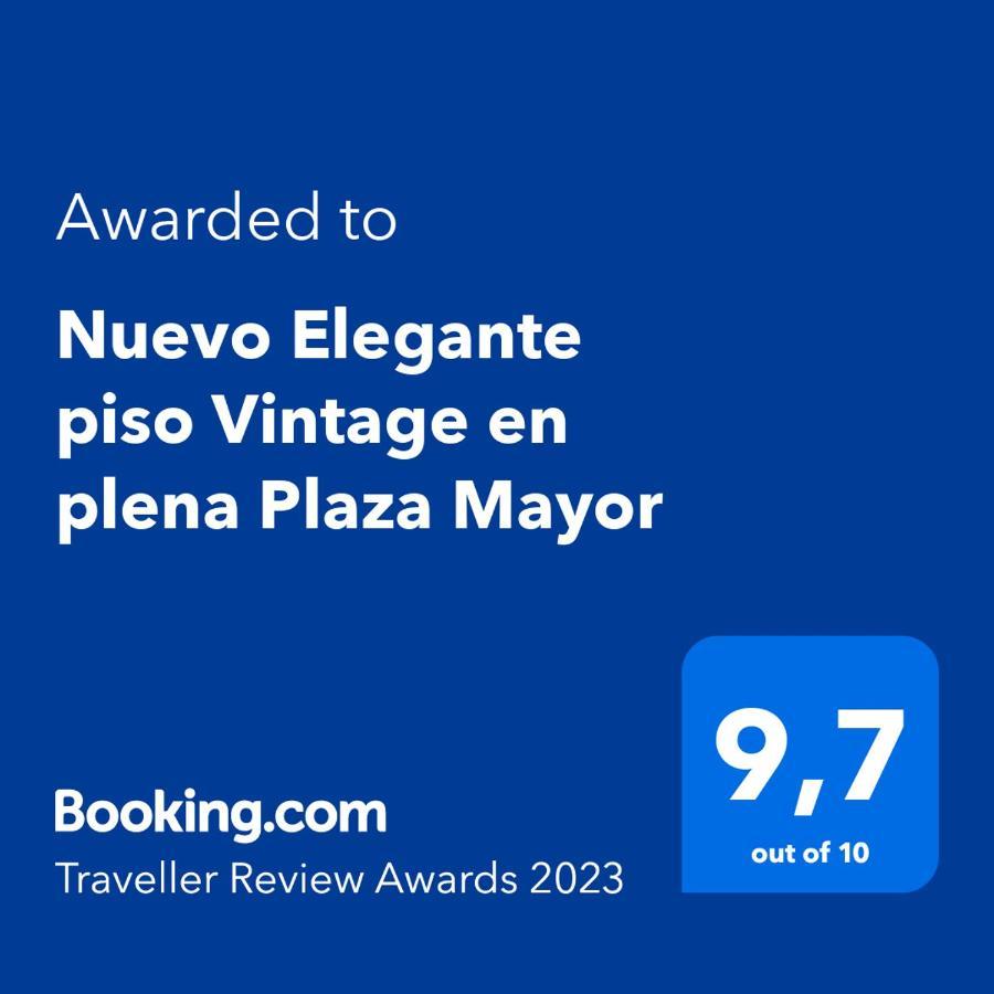 Nuevo Elegante Piso Vintage En Plena Plaza Mayor Madrid Buitenkant foto
